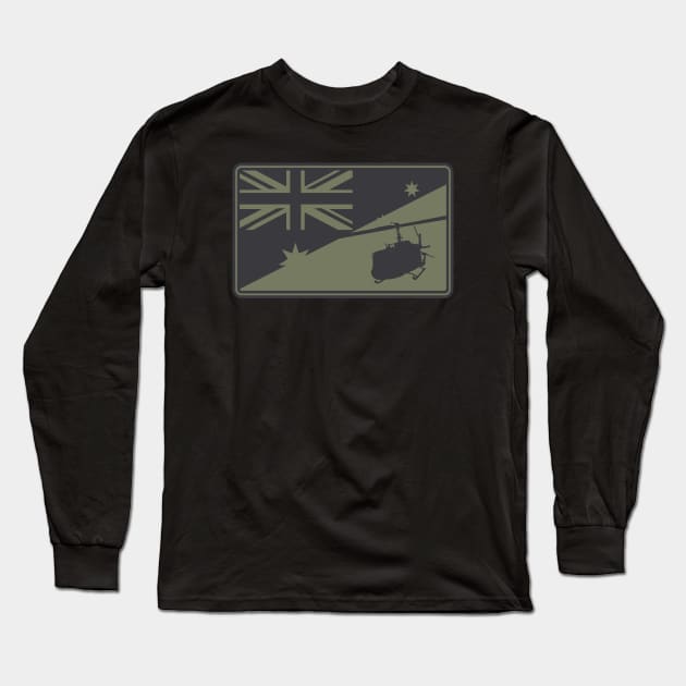 RAAF UH-1 Iroquois Long Sleeve T-Shirt by TCP